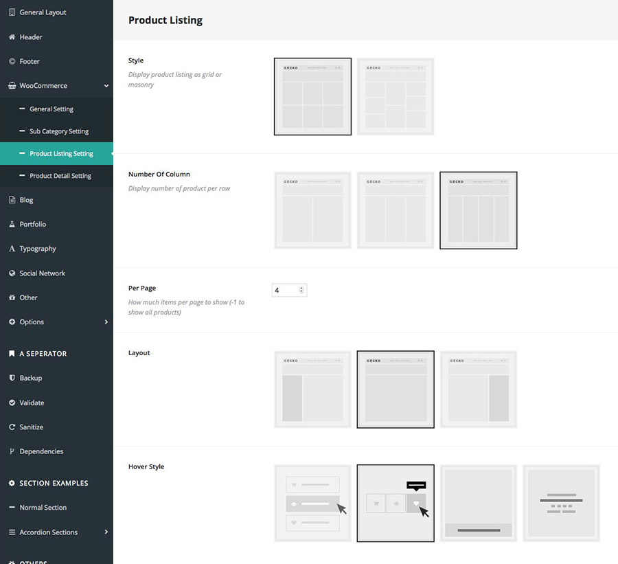 product-listing-setting