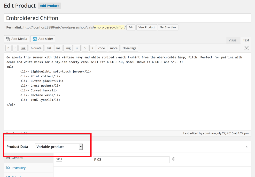 variable-product